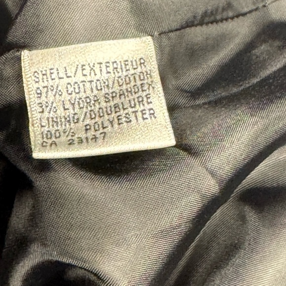 TALBOTS women’s Blazer Size 2P Twill Jacket Stretch Full Zip Viscose Black NWT - Picture 6 of 6